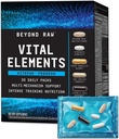 BEYOND RAW Vital Elements Vitapak Programma, Voeding Vitamine Packs voor mannen en vrouwen, Gut Health Formula, Kracht, NAC, Gezamenlijke Mobiliteit, 30 Packets