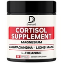 9in1 Cortisol Supplement - Ashwagandha and Magnesium Glycinate and Chelate - Brain Health & Restful Night & Mood Balance - 90 Capsules Levering 45 dagen