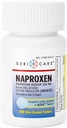 GeriCare Naproxen natriumtabletten, 220 mg (100 aantal) - NSAID Extra sterke pijnverlichting voor hoofdpijn, artritis, spierpijn, menstruele krampen- filmomhulde naproxen, anti-inflammatoire en koortsreducer