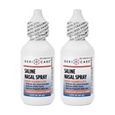 GeriCare Saline Nasal Spray 1.5 FL OZ Moisturizing Spray Sodium Chloride 0.65% (Pack of 2)