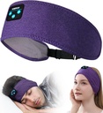 Voerou slaapkoptelefoon Bluetooth hoofdband - verstelbare draadloze sport slaapkoptelefoon met upgrade batterij, Tech Gifts voor mannen Vrouwen Side Sleepers Office Nap, Travel, Yoga, Workout, Meditatie