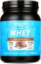 Equates Wei Proteïne Poeder, Rijke Chocolade, 24g Proteïne per Serving, 5.5g BCAA's, Wei Isolaat Blend, 22 Servers, Glad & Delicious, Unisex, Muscle Recovery Supplement, 1.5 lbs