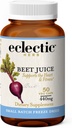 Eclectisch kruid Raw Fresh Freeze-Dried Non-GMO Beetsap 50 CT (400 mg)