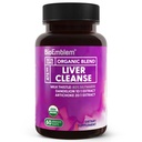 BioEmblem USDA Biologische Lever Reiniging - 80% Silymarin Milk Thistle Extract voor de gezondheid van de lever en lever functie met Dandelion & Artichoke Extracten - 100% Veganistisch, Non-GMO - Herbal Lever - 60 Capsules