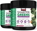 Force Factor Slimmere Groenen Superfoods Poeder ter ondersteuning van spijsvertering, Gut Health, opgeblazen, Greens Powder met Probiotica, Prebiotica, Digestieve Enzymen, & Adaptogenen, Granaatappelbessen, 60 porties