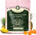 Premium Vrouwelijke Balance Gummy's voor de gezondheid van vrouwen Hawaiian Ananas smaak, ondersteunt vitaliteit & Gut Health(Nieuwe verpakking)