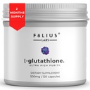 Ultra High Strength L-Glutathione 98% Supplement voor gloeiende huid - Collageen Supplementen voor vrouwen en mannen - 500mg Geconcentreerde Formule, Verminderde Glutathion Supplement - 120 Capsules