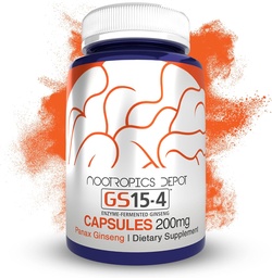 Nootropics Depot GS15-4 Panax Ginseng Extract Capsules 