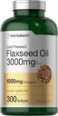 Horbäach Vlaszaadolie Softgel Capsules 3000mg 