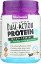 Bluebonnet Nutrition Dual-Action Protein Powder, Wei van gras Fed Cows, Geen suiker toegevoegd, Niet GGO, Gluten & Soy Free, Kosher Dairy, Franse Vanille smaak, Off-white, 16,8 Oz