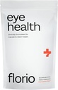 Florio Eye Health Gummy Vitaminen voor volwassenen, 2X Luteïne & Zeaxanthine, Vitaminen A, B2, B3, C & E, Behoud Macula & Retinale Gezondheid, Bestrijdt Oxidatie, 30-dagen aanbod, Natuurlijke Peach Flavor
