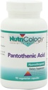 Nutricologie Pantothenzuur - Vitamine B5 voor mannen en vrouwen, Calcium, 500mg Supplement, Pure, Biologische, Vegetarische Capsules - 90 Tel.