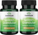 Swanson Raw Spleen Glandular 200 Milligram 60 Capsules (2 Pack)