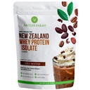 Antler Farms - 100% Gras Fed Nieuw-Zeeland Wei Proteïne Isolaat, Iced Mocha Smaak, 2 lbs - Puur en schoon, 6 Ingrediënten, Koud verwerkt