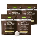 Igennus Advanced Vegan Vanilla Collageen Peptide Powder, Enhanced with Glycine, Proline & Hydroxyproline & Cofactor Vitamin C, Non GMO, Vegetarian Plant Based Collageen Powder Booster, 140 Servings