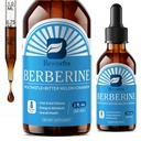 Berberine Supplement met Ceylon Cinnamon - Berberine Liquid Drops met Kurkuma Curcumin, Ceylon Cinnamon, Bitter Melon, Berberine Phytosoom voor spijsverteringssysteem, Immune Health Support -Vegetarisch