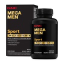 Mega Men Sport Multivitamine Caplets, Athletische Performance Voeding, Spierfunctie, Klinisch bewezen beter te voelen, Antioxidanten, B Vitaminen, Energieproductie, Getimed Release, 180 ct