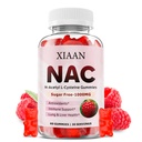 NAC Gummies for Kids & Adults, N Acetyl Cysteine 1000mg NAC Supplement for Antioxidants & Immune Support, Lung & Liver Health, Raspberry Flavor 60 Tel.