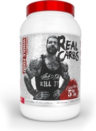 5% Voeding Rijke Piana Real Carbs met Real Food Complex Carb Powder, Langhoudende Lage Glykemie Energie voor Pre-Workout/Post-Workout Recovery Meal, 2,84 lb, 40 Servers (Strawberry Shortcake)