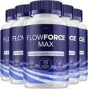 (5 Pack) Flowforce Max Supplement Advanced Energy, Supplement voor mannen, Flow Force Control Supplementen Flowforce Max voor mannen Gezondheid, Flowforce Reviews (300 Capsules)
