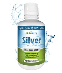 NutriNoche Closed Silver 99,99% Ultra Pure Crystalline Nano Silver Deeltjes