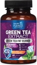 Green Tea Extract Capsules - Gestandaardiseerde 45% EGCG & 98% Polyfenolen - 3X Strength Green Tea Natural Energy, Kruidensupplement met Hart & Antioxidant Health Support, gebotteld in de VS - 60 capsules